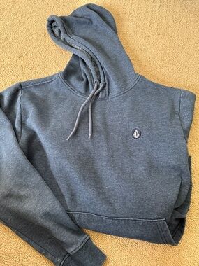 Volcom Men’s hoodie Pullover Sweatshirt - Charcoal Blue